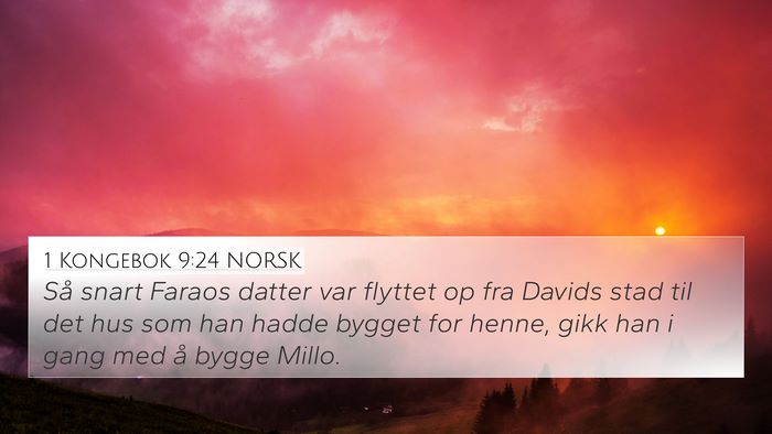 1 Kongebok 9:24 NORSK Bible Verse Image