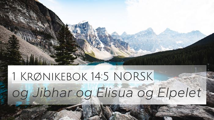 1 Krønikebok 14:5 NORSK Bible Verse Image