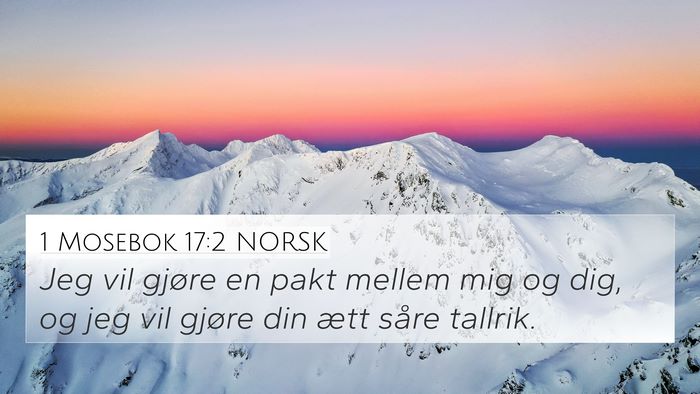 1 Mosebok 17:2 NORSK Bible Verse Image