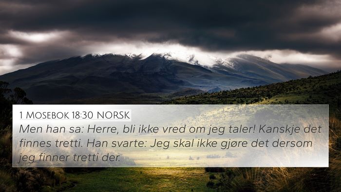 1 Mosebok 18:30 NORSK Bible Verse Image