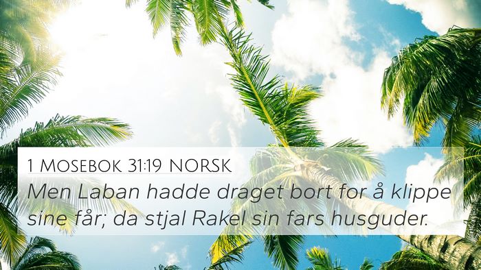1 Mosebok 31:19 NORSK Bible Verse Image