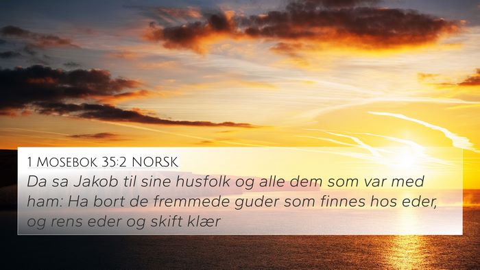 1 Mosebok 35:2 NORSK Bible Verse Image