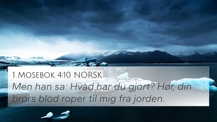 1 Mosebok 4:10 NORSK Bible Verse Image