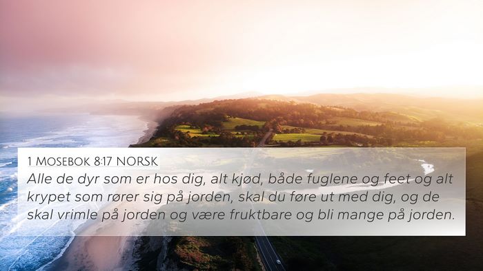1 Mosebok 8:17 NORSK Bible Verse Image