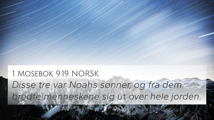 1 Mosebok 9:19 NORSK Bible Verse Image