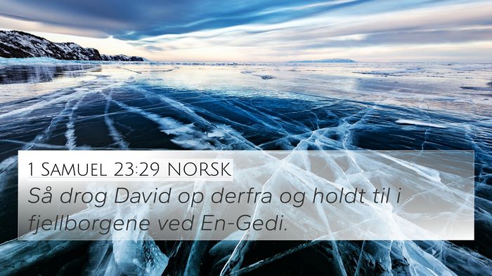 1 Samuel 23:29 NORSK Bible Verse Image
