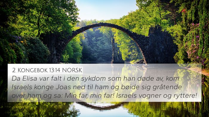 2 Kongebok 13:14 NORSK Bible Verse Image