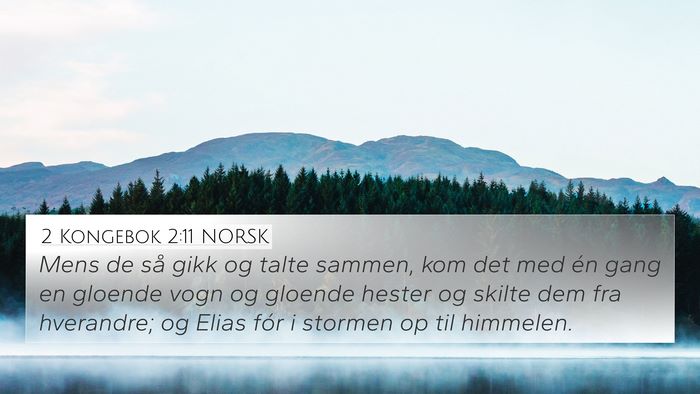 2 Kongebok 2:11 NORSK Bible Verse Image
