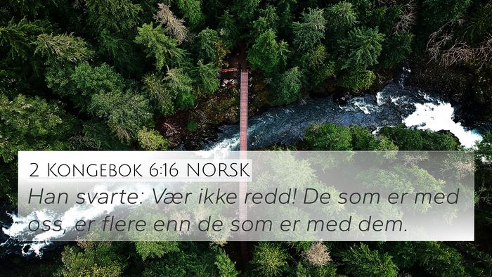 2 Kongebok 6:16 NORSK Bible Verse Image