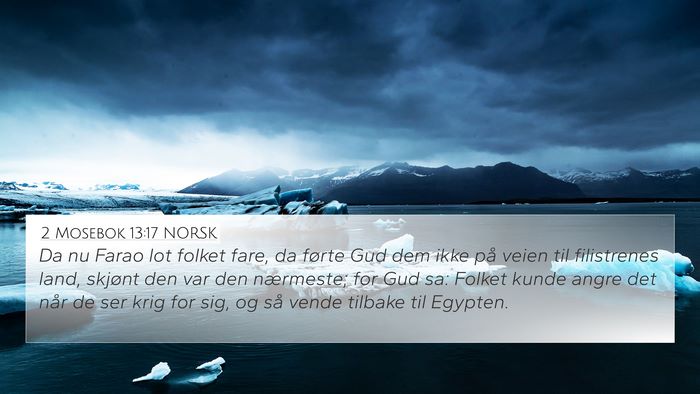 2 Mosebok 13:17 NORSK Bible Verse Image