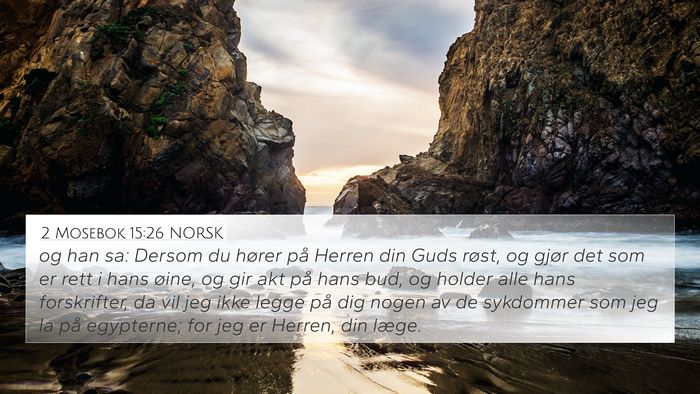 2 Mosebok 15:26 NORSK Bible Verse Image