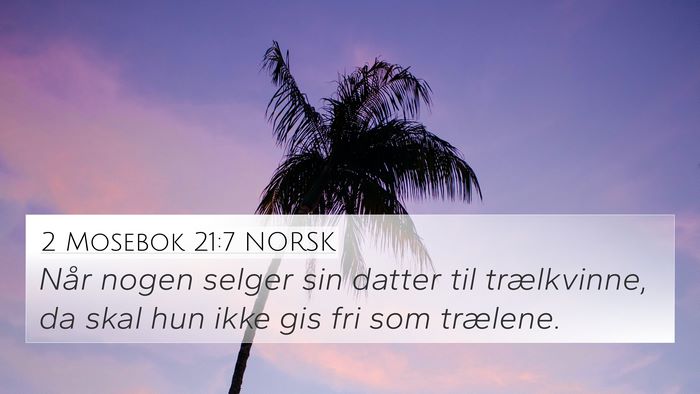 2 Mosebok 21:7 NORSK Bible Verse Image