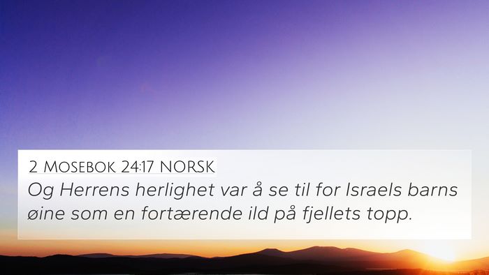 2 Mosebok 24:17 NORSK Bible Verse Image