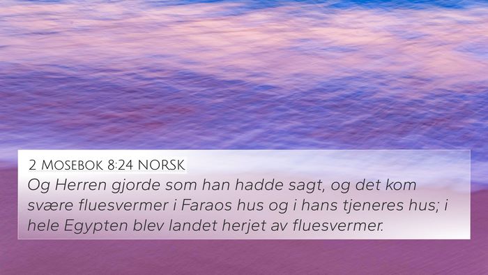 2 Mosebok 8:24 NORSK Bible Verse Image