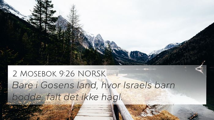 2 Mosebok 9:26 NORSK Bible Verse Image