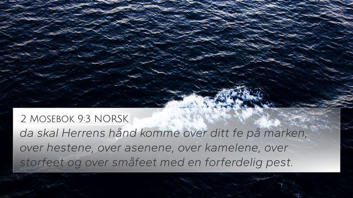 2 Mosebok 9:3 NORSK Bible Verse Image