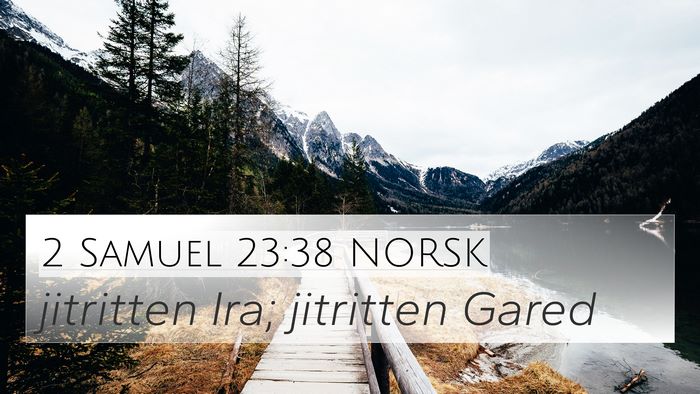2 Samuel 23:38 NORSK Bible Verse Image