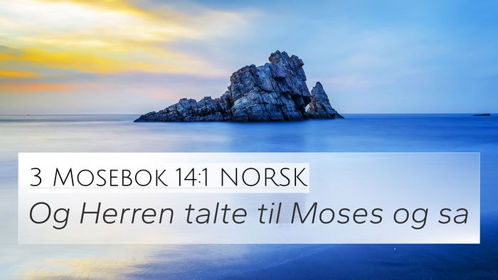 3 Mosebok 14:1 NORSK Bible Verse Image