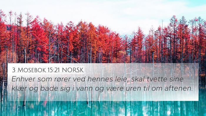 3 Mosebok 15:21 NORSK Bible Verse Image