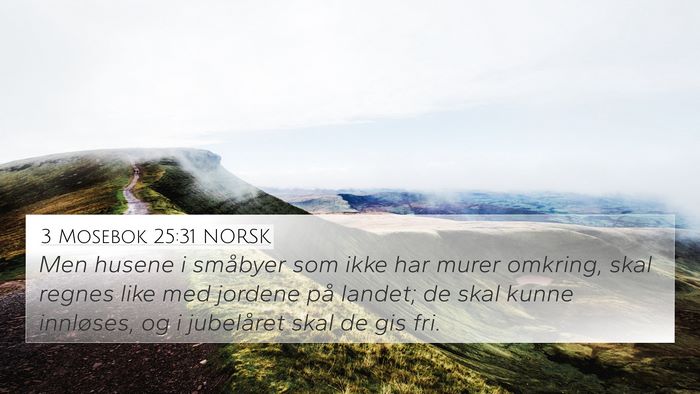 3 Mosebok 25:31 NORSK Bible Verse Image