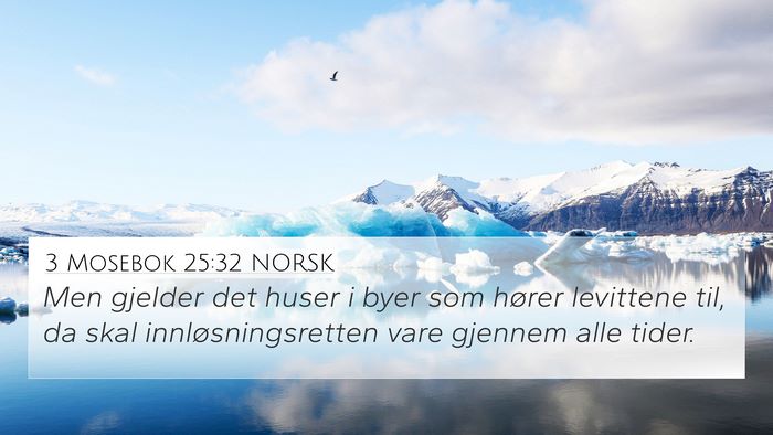 3 Mosebok 25:32 NORSK Bible Verse Image