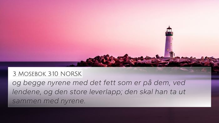 3 Mosebok 3:10 NORSK Bible Verse Image