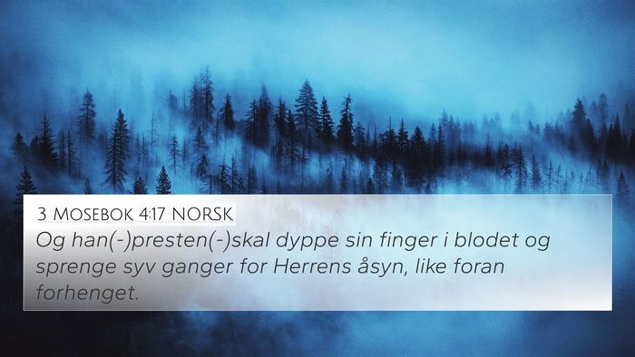 3 Mosebok 4:17 NORSK Bible Verse Image