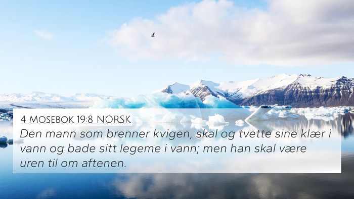 4 Mosebok 19:8 NORSK Bible Verse Image