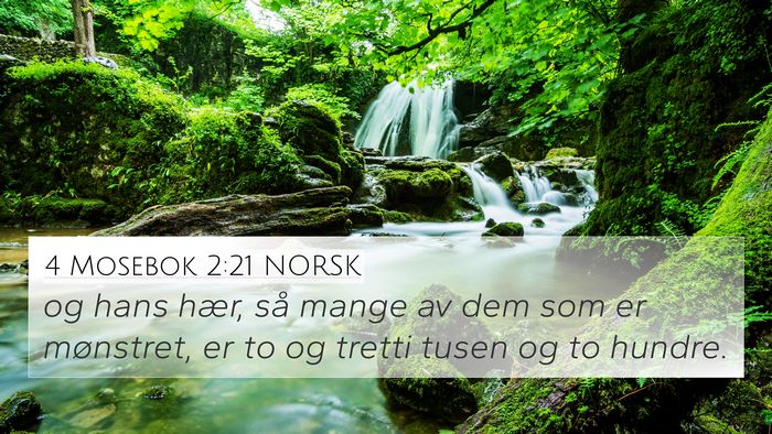 4 Mosebok 2:21 NORSK Bible Verse Image