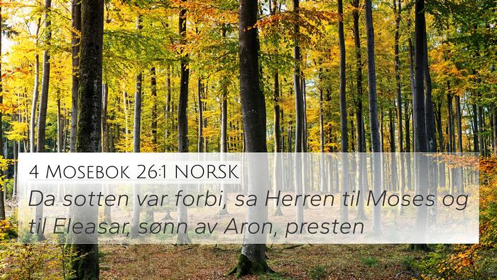 4 Mosebok 26:1 NORSK Bible Verse Image
