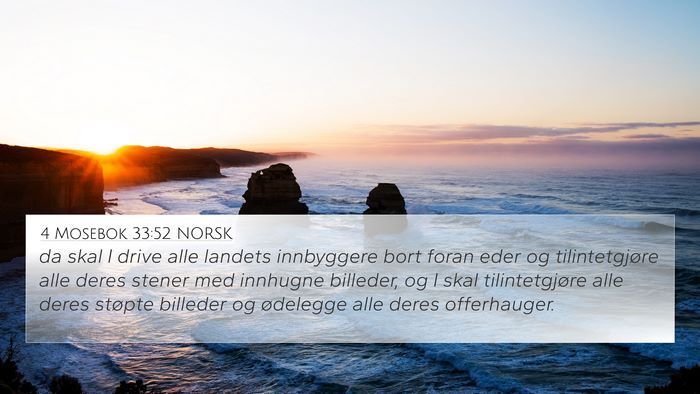 4 Mosebok 33:52 NORSK Bible Verse Image
