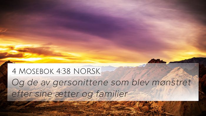 4 Mosebok 4:38 NORSK Bible Verse Image