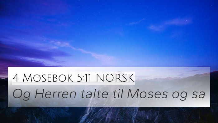 4 Mosebok 5:11 NORSK Bible Verse Image