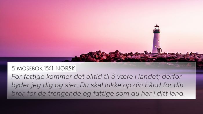 5 Mosebok 15:11 NORSK Bible Verse Image