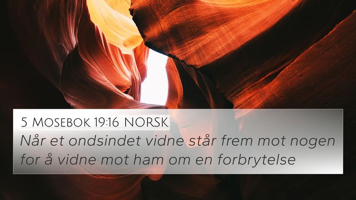 5 Mosebok 19:16 NORSK Bible Verse Image