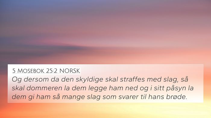 5 Mosebok 25:2 NORSK Bible Verse Image