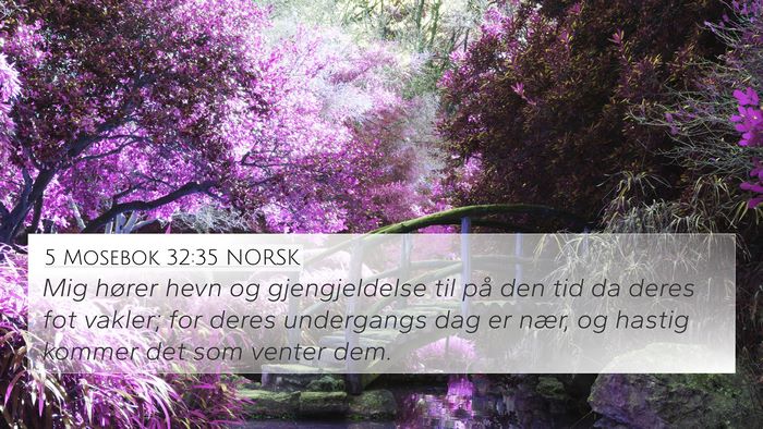 5 Mosebok 32:35 NORSK Bible Verse Image