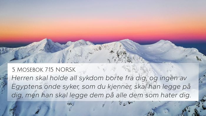 5 Mosebok 7:15 NORSK Bible Verse Image