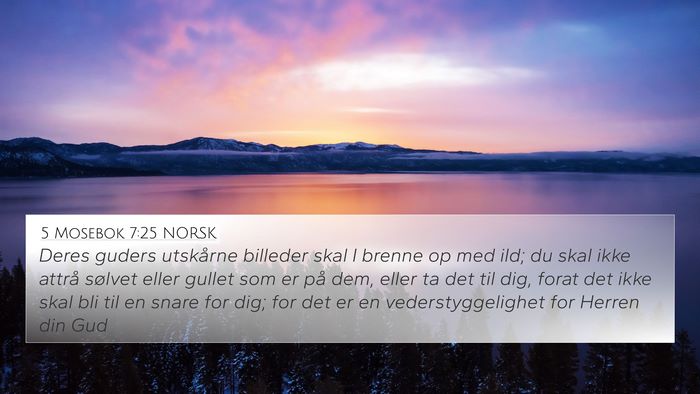 5 Mosebok 7:25 NORSK Bible Verse Image