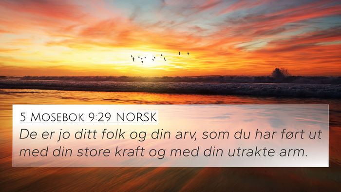 5 Mosebok 9:29 NORSK Bible Verse Image