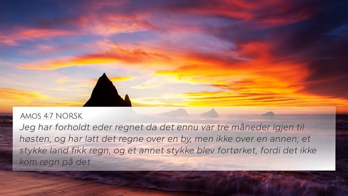 Amos 4:7 NORSK Bible Verse Image