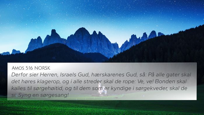 Amos 5:16 NORSK Bible Verse Image