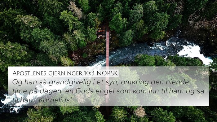 Apostlenes gjerninger 10:3 NORSK Bible Verse Image