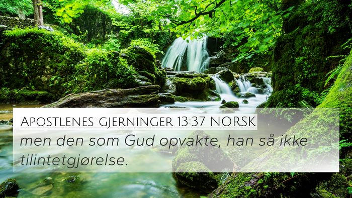 Apostlenes gjerninger 13:37 NORSK Bible Verse Image