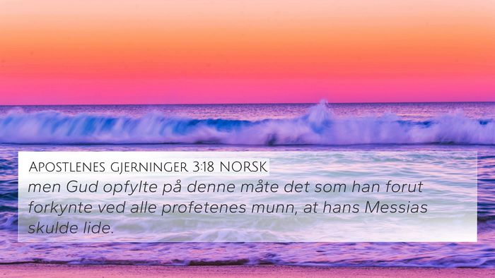 Apostlenes gjerninger 3:18 NORSK Bible Verse Image