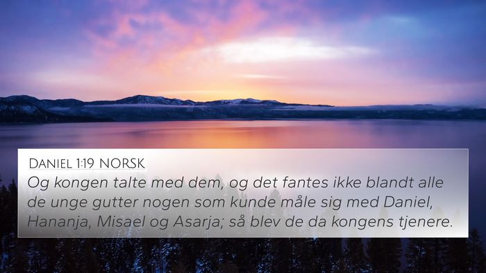 Daniel 1:19 NORSK Bible Verse Image