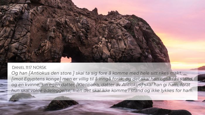 Daniel 11:17 NORSK Bible Verse Image