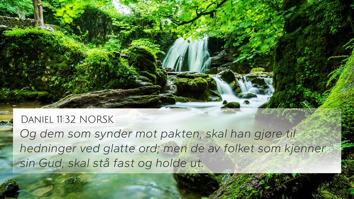 Daniel 11:32 NORSK Bible Verse Image