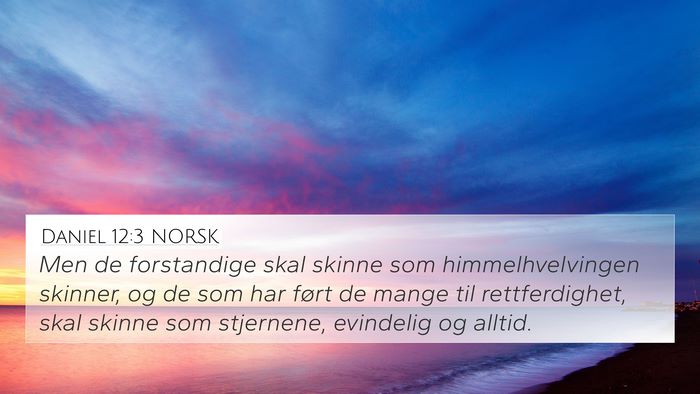 Daniel 12:3 NORSK Bible Verse Image