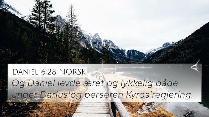 Daniel 6:28 NORSK Bible Verse Image